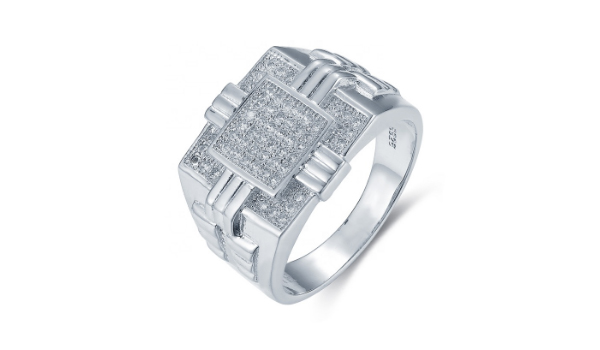 Men white Gold Jewellery Suppliers