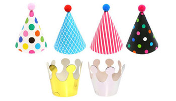 Birthday Cap Suppliers in Warhapur