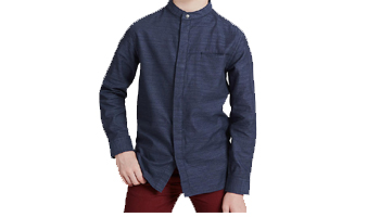 Boys Chinese Collar Shirt Suppliers