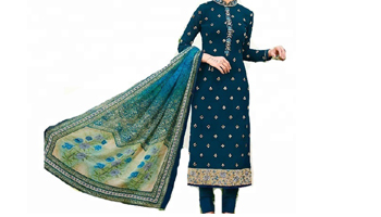 Girls Unstitched Fabrics Suppliers in Vadnagar