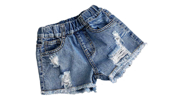 Lycra Denim Casual Wear Kids Shorts Suppliers