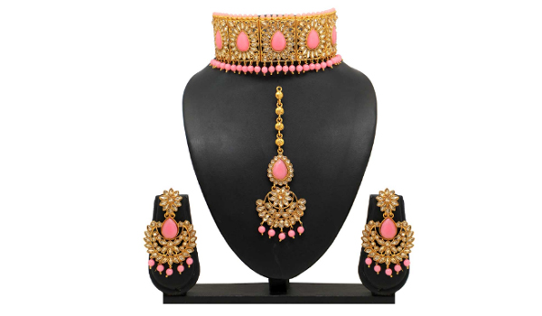 Kundan Gold Necklace Set Suppliers in Amalner