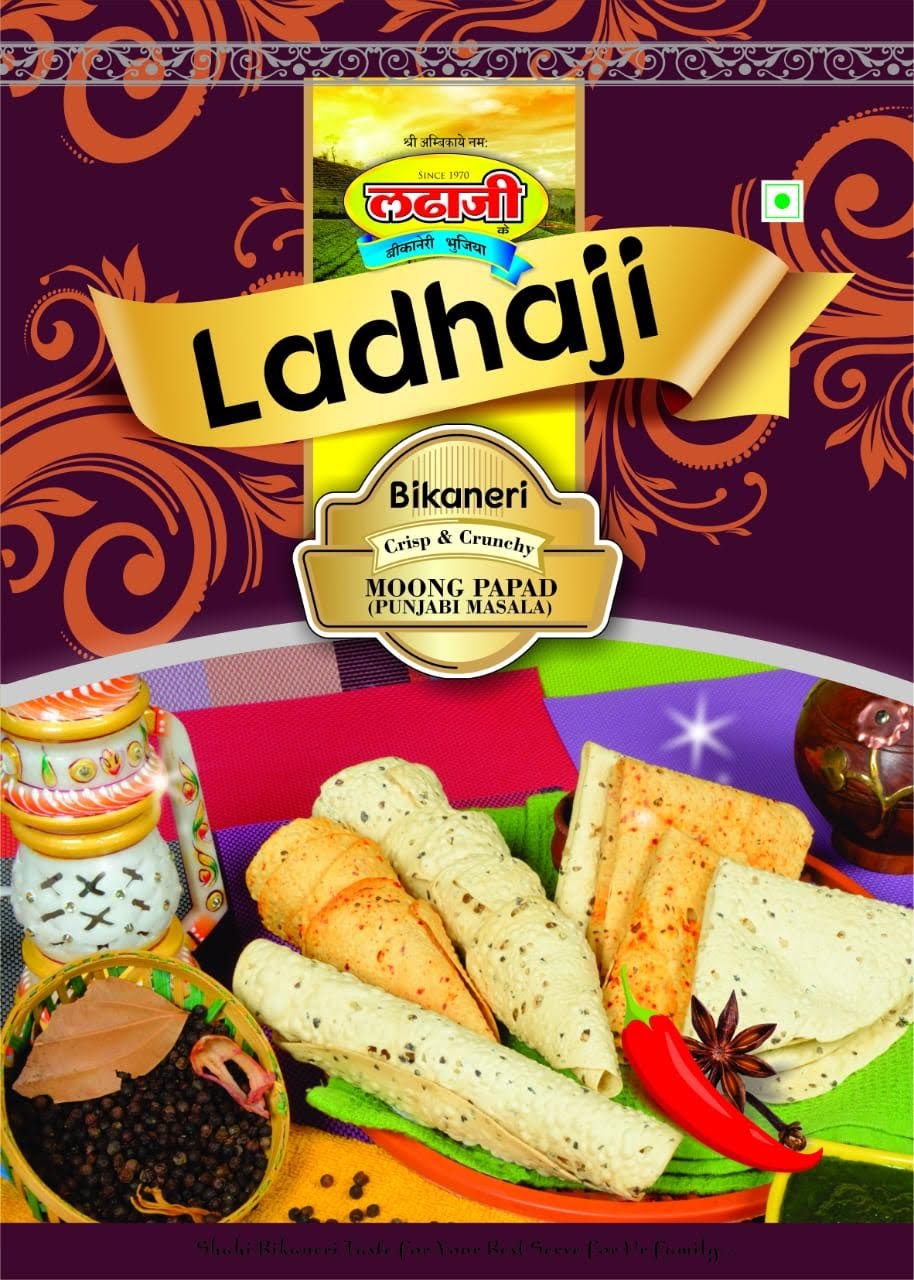 Ladhaji Crisp & Crunchy Moong Papad from Sumit Agencies 