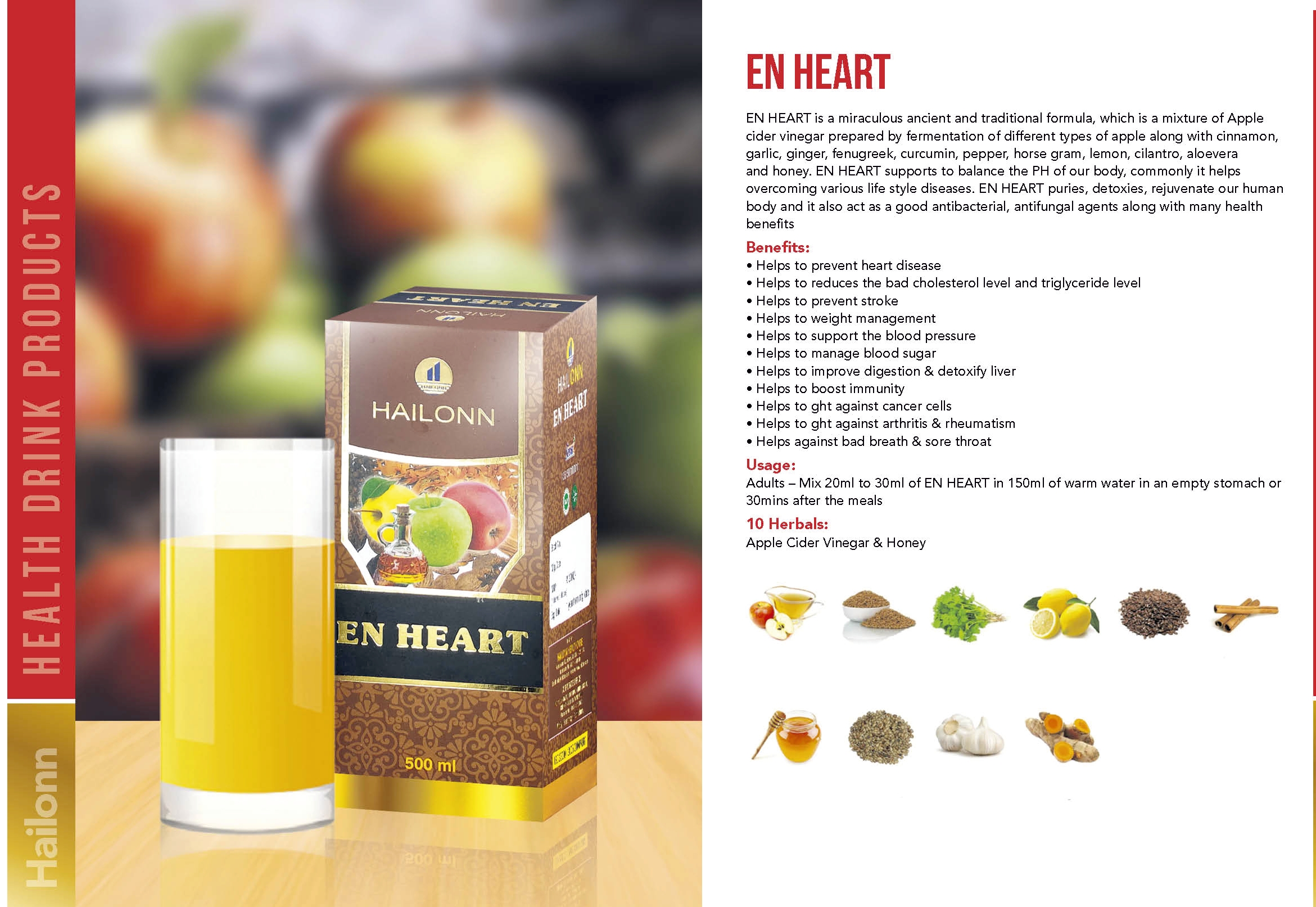 Health Drink - EN HEART  from Hailonn Health Care