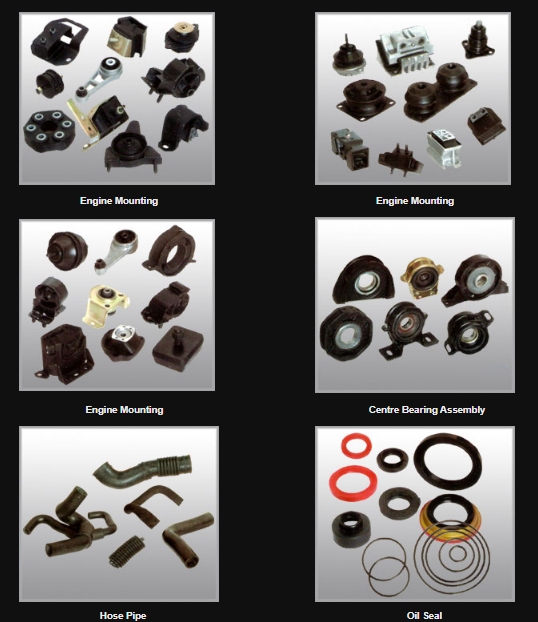 Rubber spare parts from Nova International