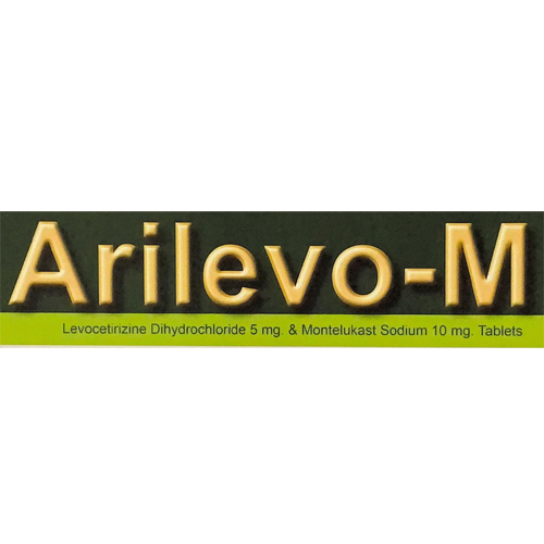 Arilevo-M, Levocetirizine Dihydrochloride 5 mg. & Montelukast Sodium 10 mg. Tablets from Ajanta healthcare
