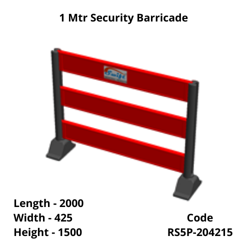 Swift Security Barricade - 2 Mtr from Swift Technoplast Pvt Ltd