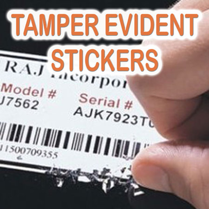 CUSTOMIZED TAMPER EVIDENT STICKERS - MULTIPLE SIZES from Stickers n Things