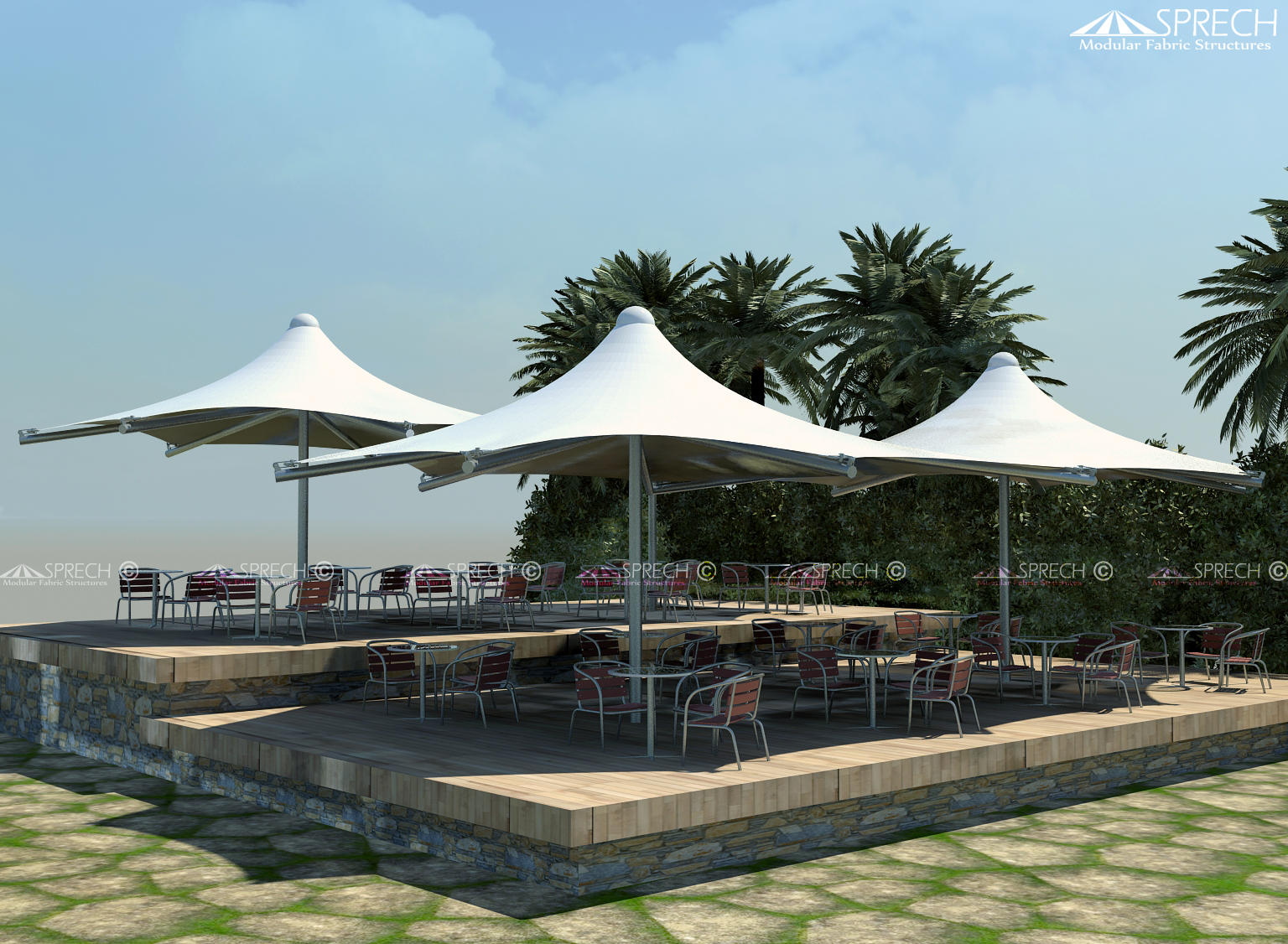 Cafeteria Tents from Sprech Tensostructure Pvt Ltd