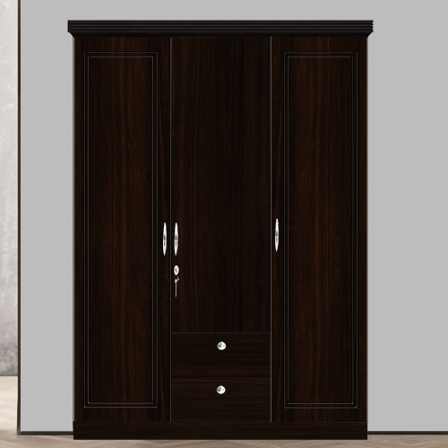 Chasin 3 Door Wardrobe With 3D Prints On Door from POJ Furniture
