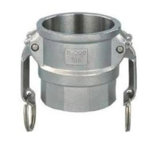 2 Inch Stainless Steel Type D Female Camlock Coupling For Structure Pipe from Nectar Incorporation