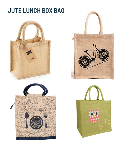 JUTE LUNCH BOX BAG from Juteque