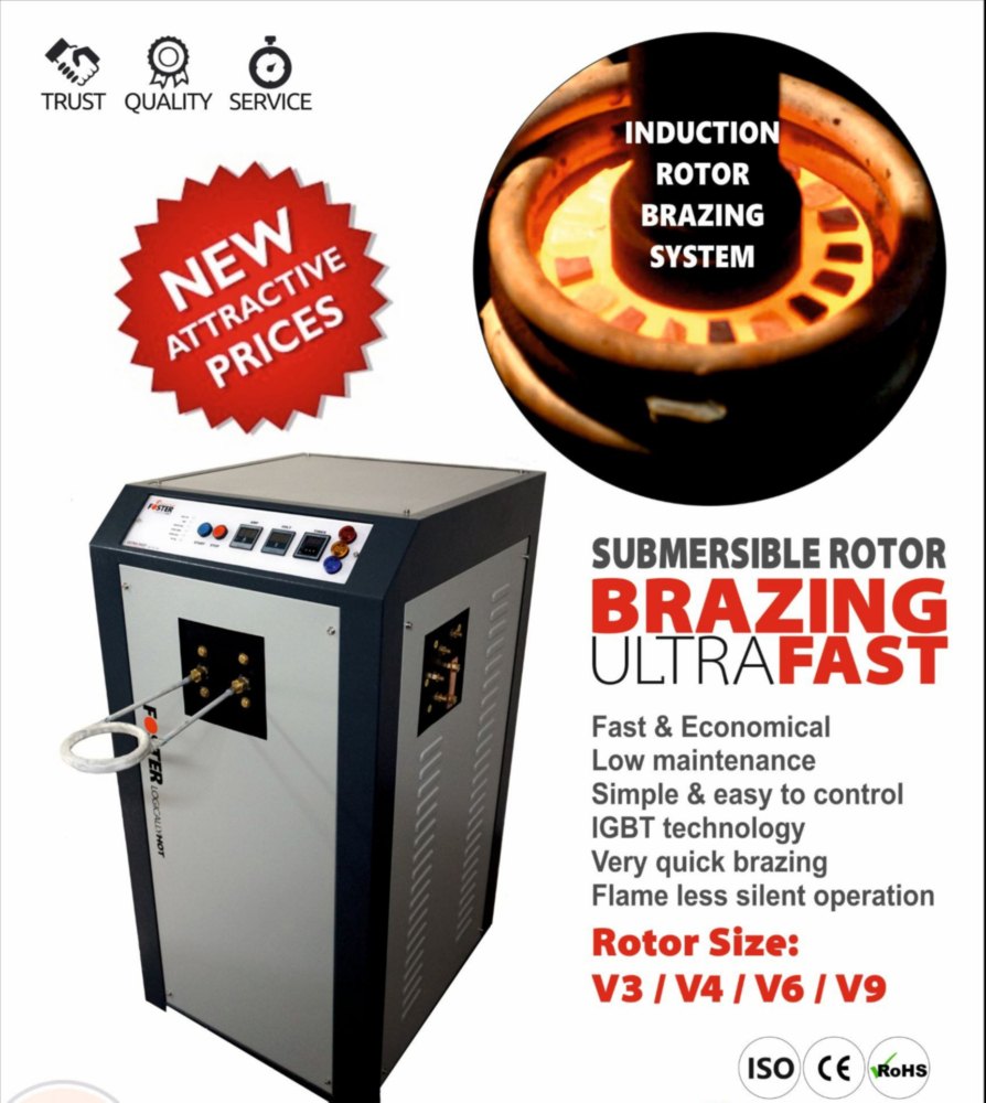 Induction Rotor Brazing Machine - Submersible Rotor from Foster Induction Private Limited