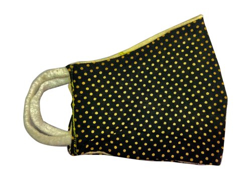 Polka Cotton Face Mask With Dot Printed  from Rraasaa Textiles