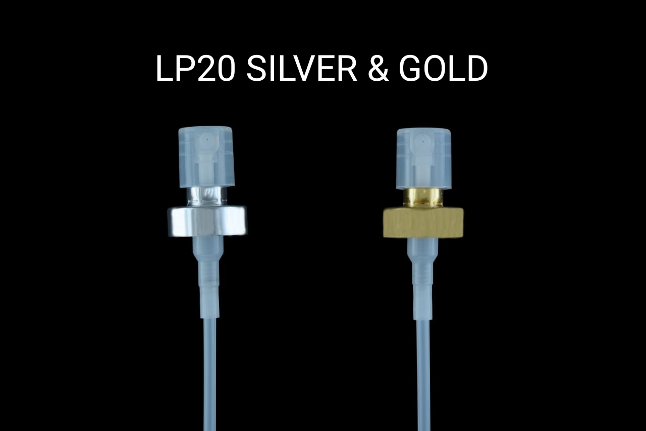 Crimp Spray Pump - LP20 Silver & Gold from Sigma Systems