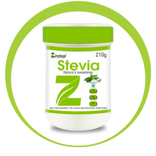 STEVIA WHITE POWDER 210g from Jhanil Health Care Pvt Ltd