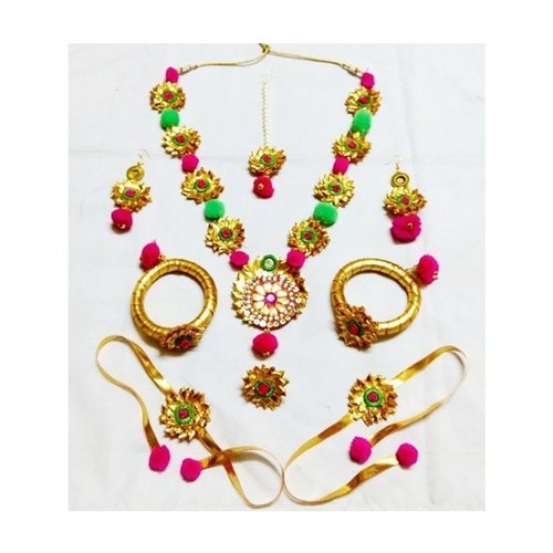 Trendy Gota Patti Jewellery Set