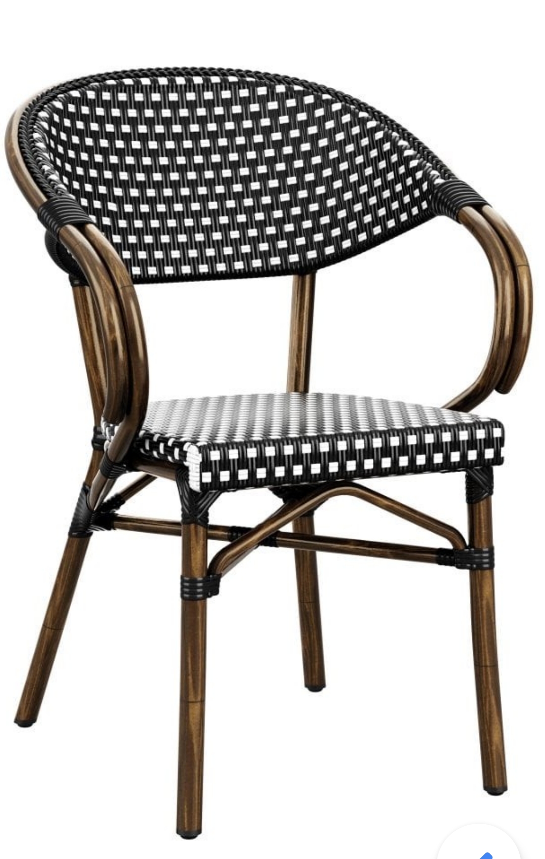 Outdoor furniture bistro rattan/wicker restaurant outdoor chair from EMIR GLOBAL ENTERPRISE PVT LTD (INDIA)