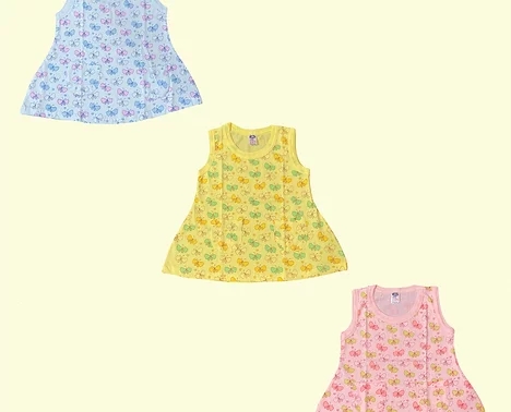 All over Butterfly Printed Girls Sleeveless Frock from Zoo Kids Wear
