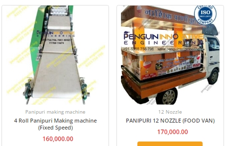 Panipuri making machine 2 from Penguine Engineering