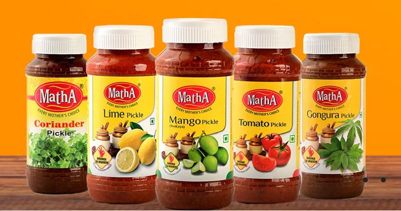 Tomato, Mango ,Lime, Gongora ,Green Tamarind, Coriander, Red chili  from Matha Foods