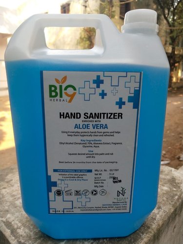 BI9 Herbal Advanced Hand Sanitizer - 5 Ltr