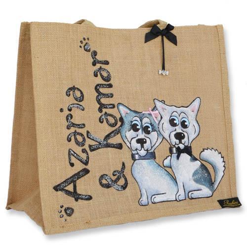 Cartoon Printed Hessian Bags from G. M. JUTE EXPORTS CO 