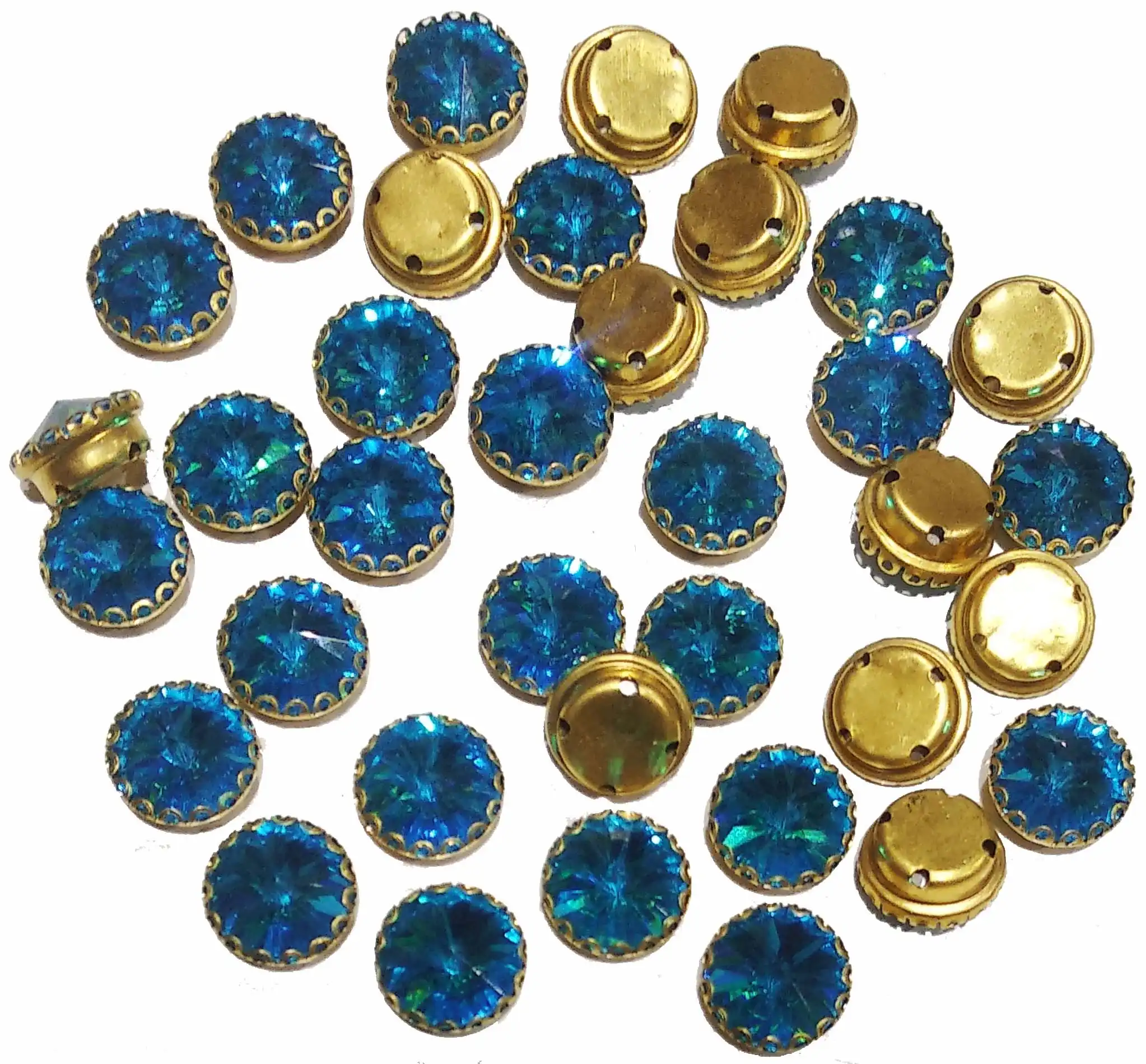 Buy Round Clip Stones for Jewelry making from Beads Handcraft