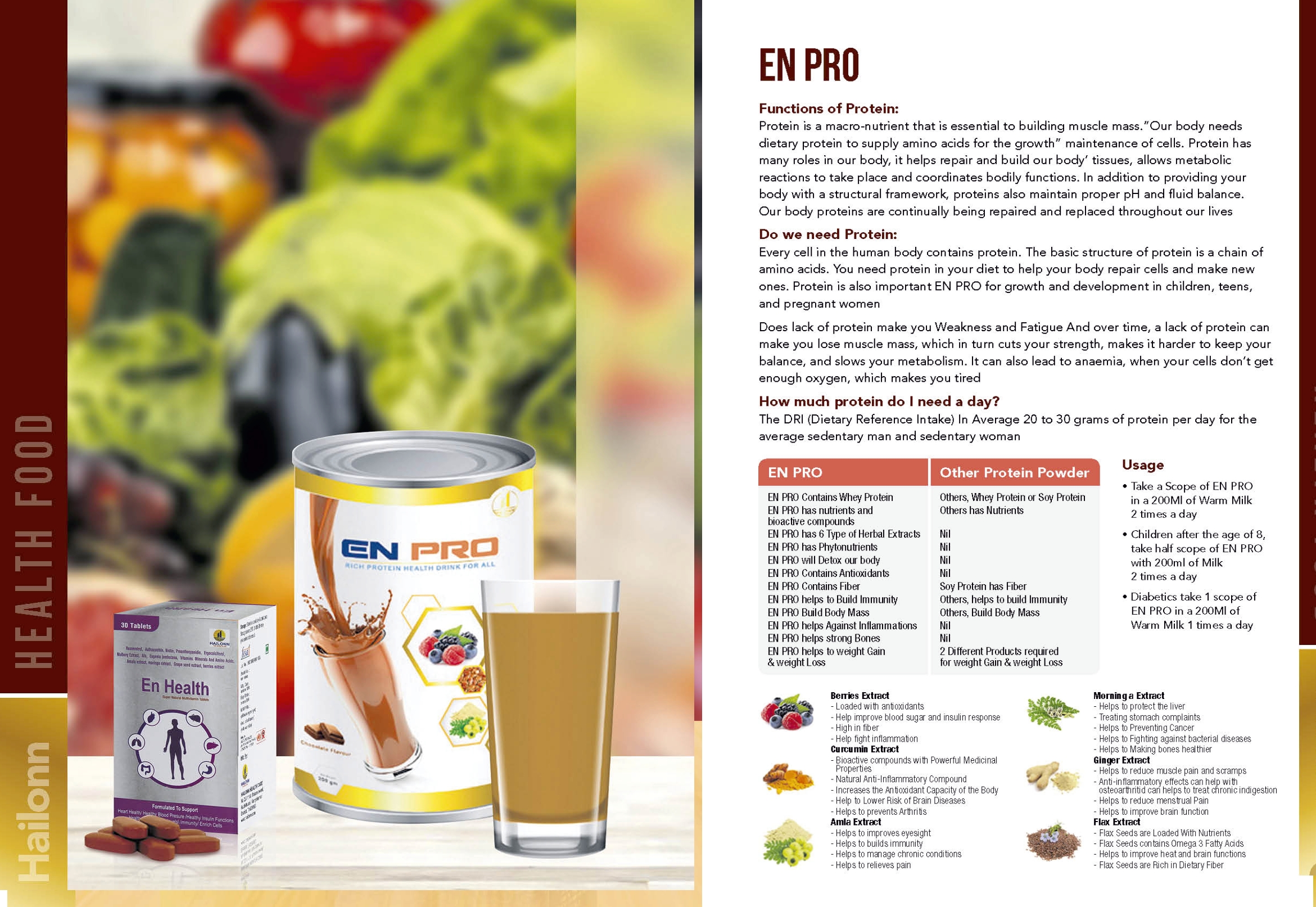 Health Drink - EN PRO from Hailonn Health Care