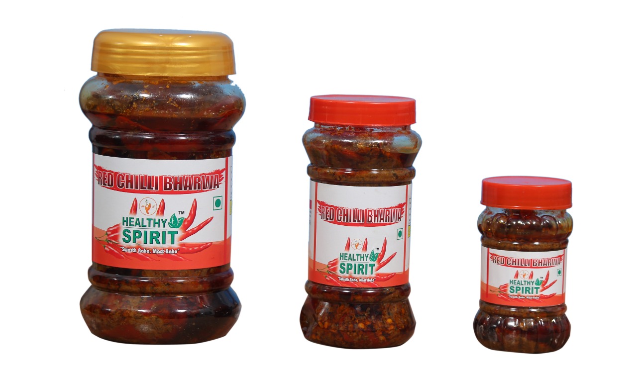 Red Chilli Bharwa Pickles from maa annapurna