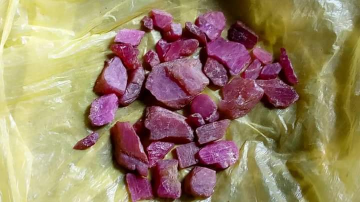 Red Rubies Rough gemstones from Liberty Natural Gemstone Supplier