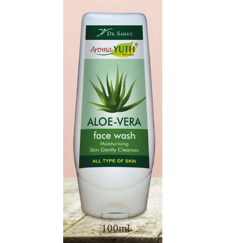 ALOE-VERA Face Wash - Moisturizing Skin Gently Cleanses from Aromayuth Natural