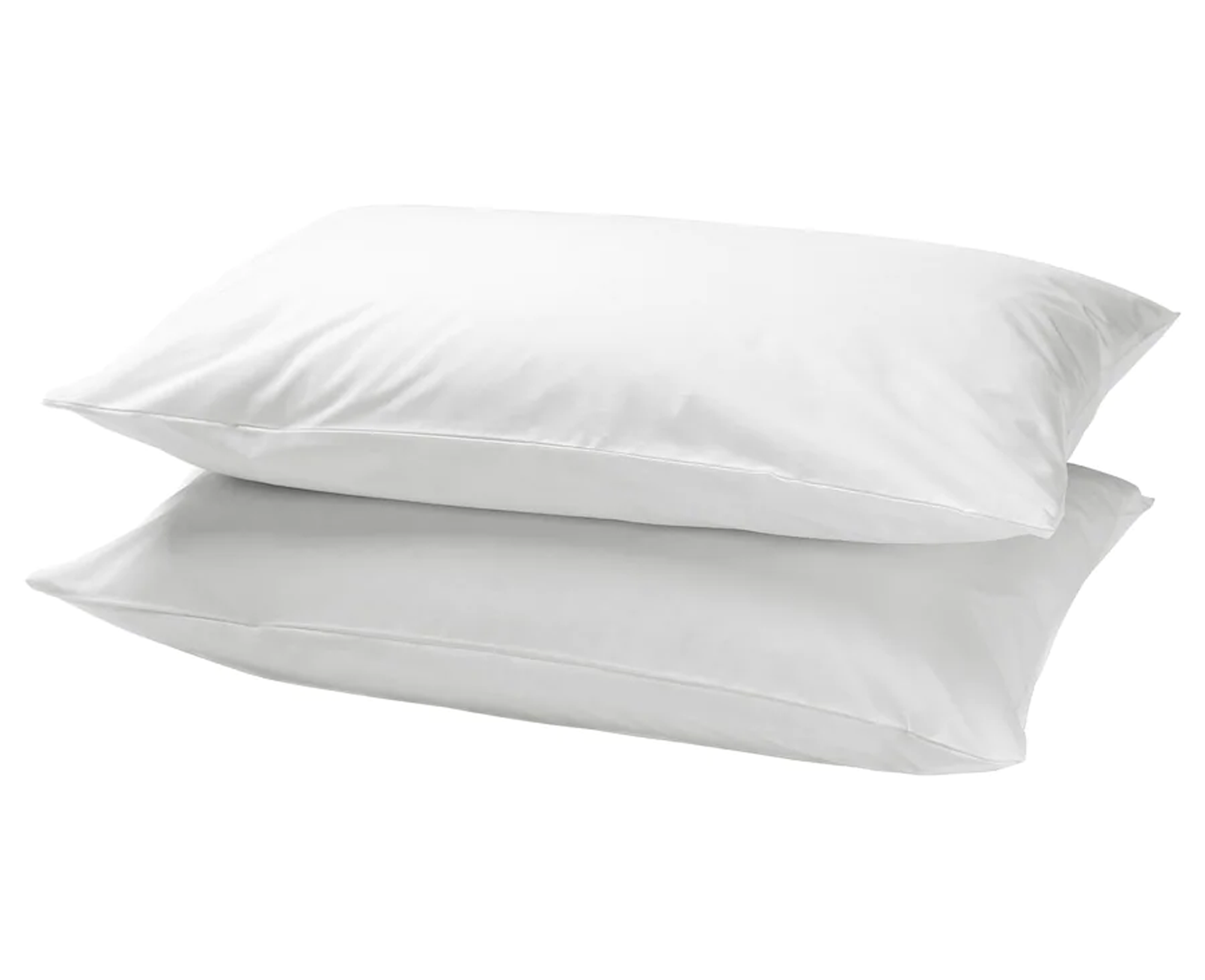 Rekhas Premium Cotton Pillow Cases | Pure Cotton 400 TC Pillow-Covers | Ultra Soft & Smooth | Plain | 20 x 30 Inches | 1 Piece | White Color