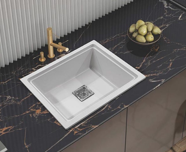 Quartz Solo Kitchen Sink  from Eldorado Stone✅