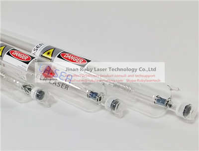 80/100/130/150Watt EFR F2/F4/F6/F8 CO2 laser tube from rubylasertech