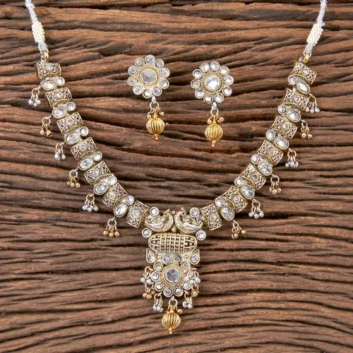 Antique Two Tone Classic Necklace 203358