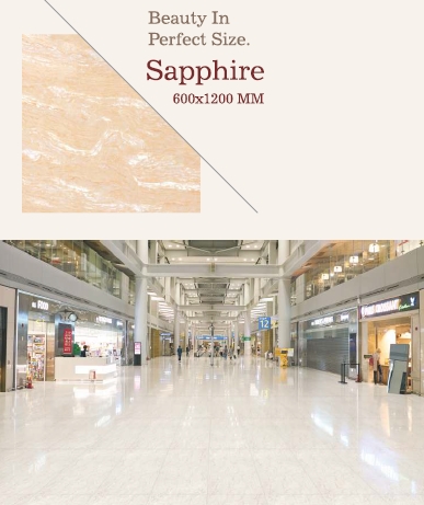 Double Charged Vitrified Kajaria Tiles Sapphire from Maa Bhawani Marble Pvt. Ltd.