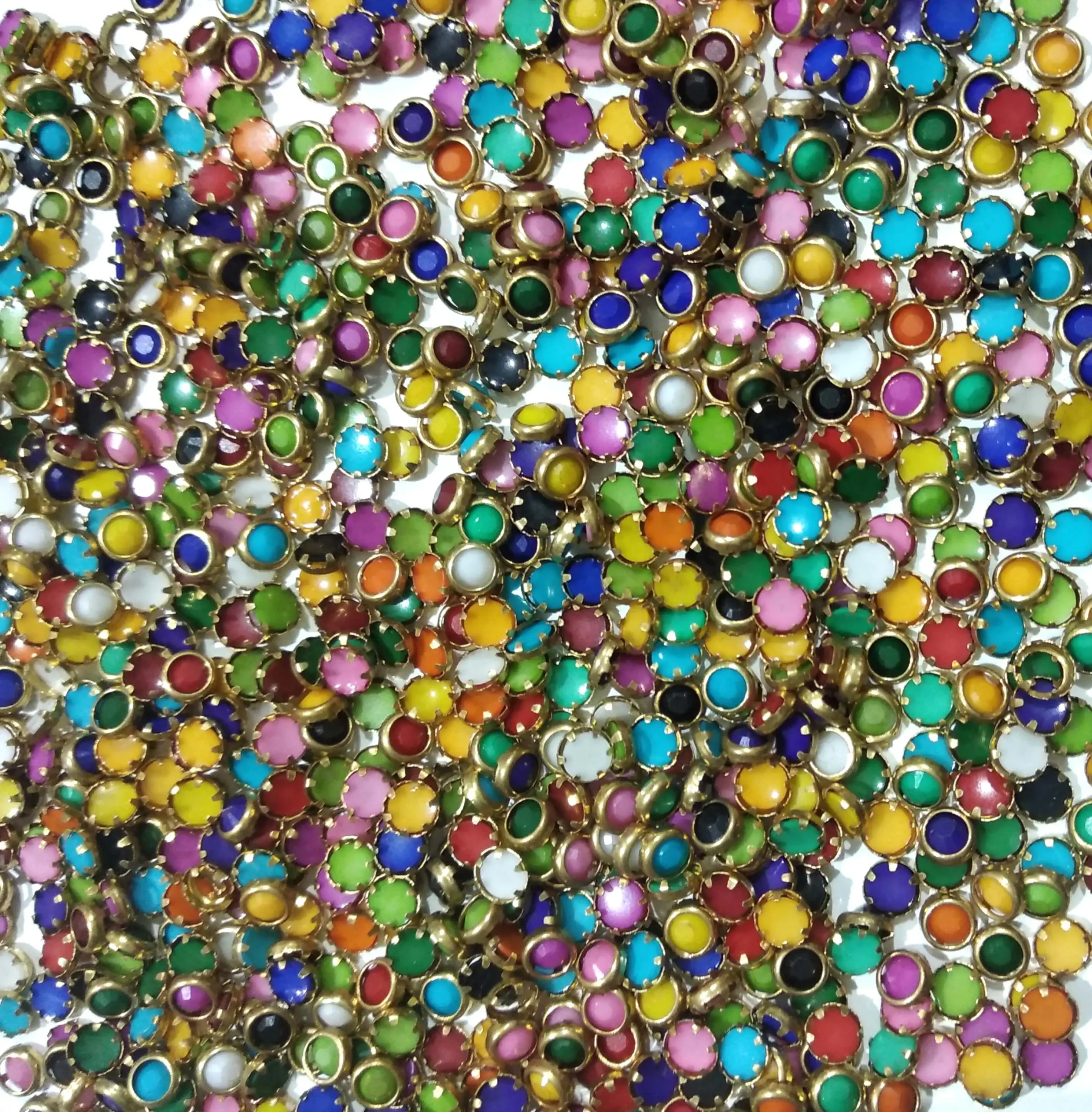 Best Buy Kundans Stones Multicolor For Jewelry Making from Beads Handcraft