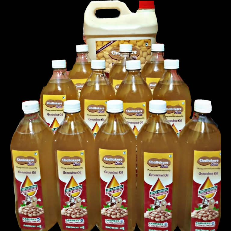 Purity Extracted Naturally Groundnut Oil from Sri Lakshmi Ranganatha Natural Products
