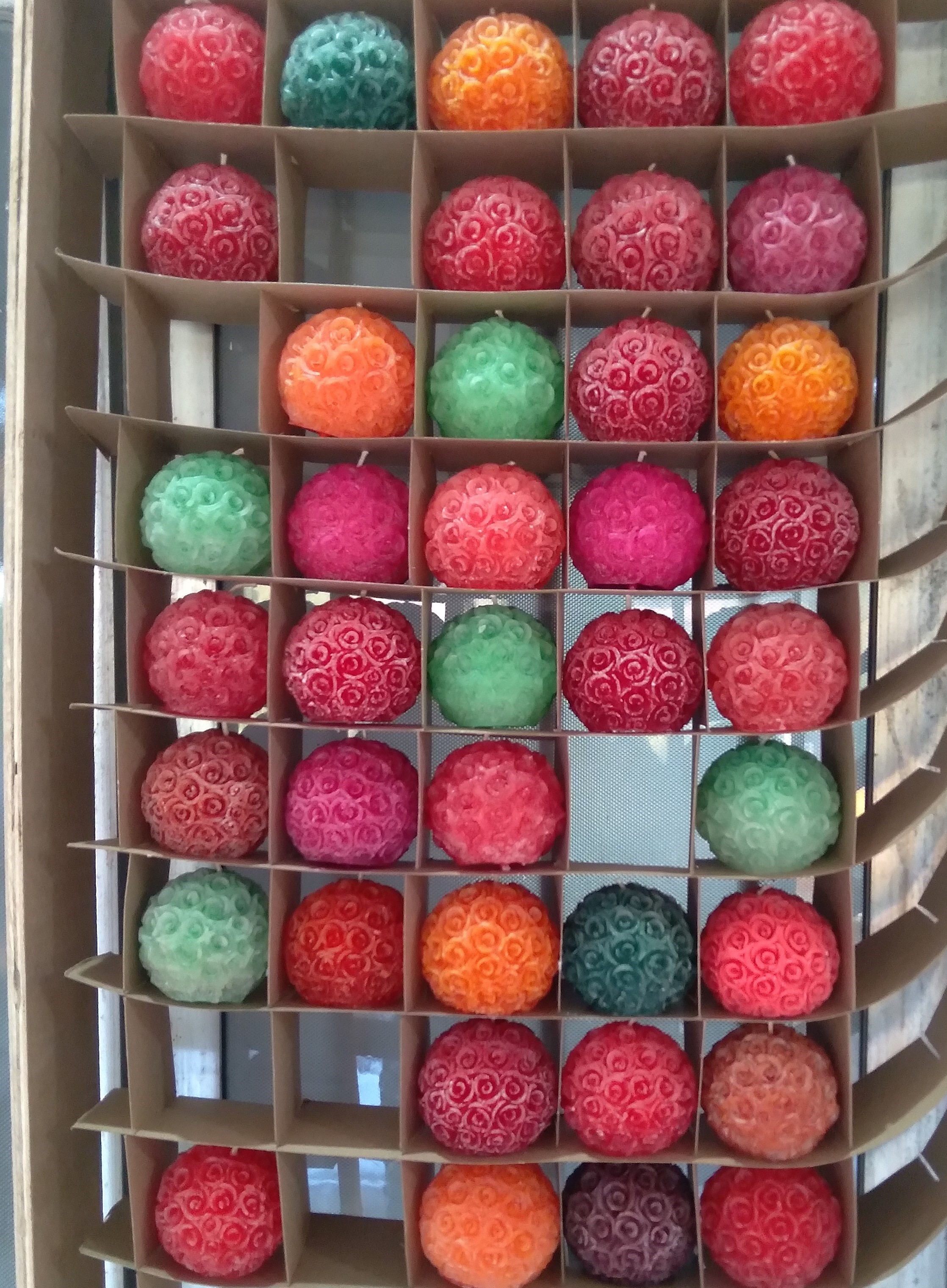 Rose Ball Candles from Disabled, Tribal, Rural Manufacturers