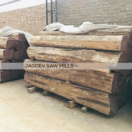 24mm Thick 10 Feet Brown Ecuador Teak Wood Logs For Window Frame from Jagdev Saw Mills