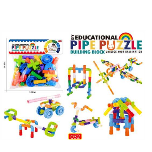 DIY Educational PIPE Puzzle Building Block - Unblock Your Imagination from Libra Bazaar