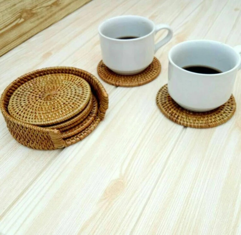 Handmade Rattan Coaster from S.A.D.I.E.'S CRAFT