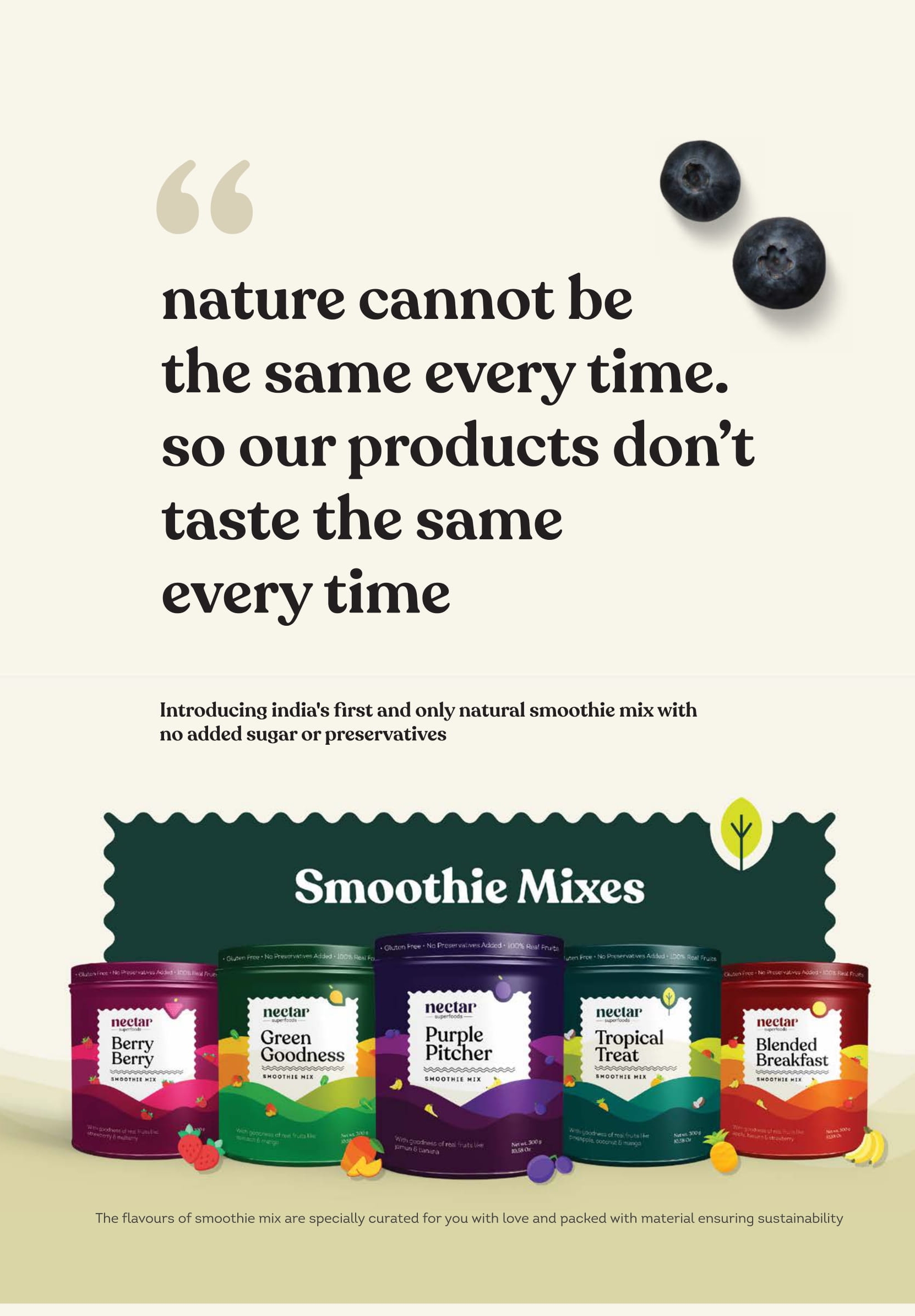Smoothies from NECTAR SUPERFOODS