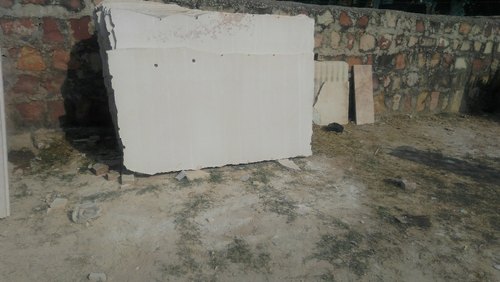 15-25 Mm Thick Dholpur White Stone Slab