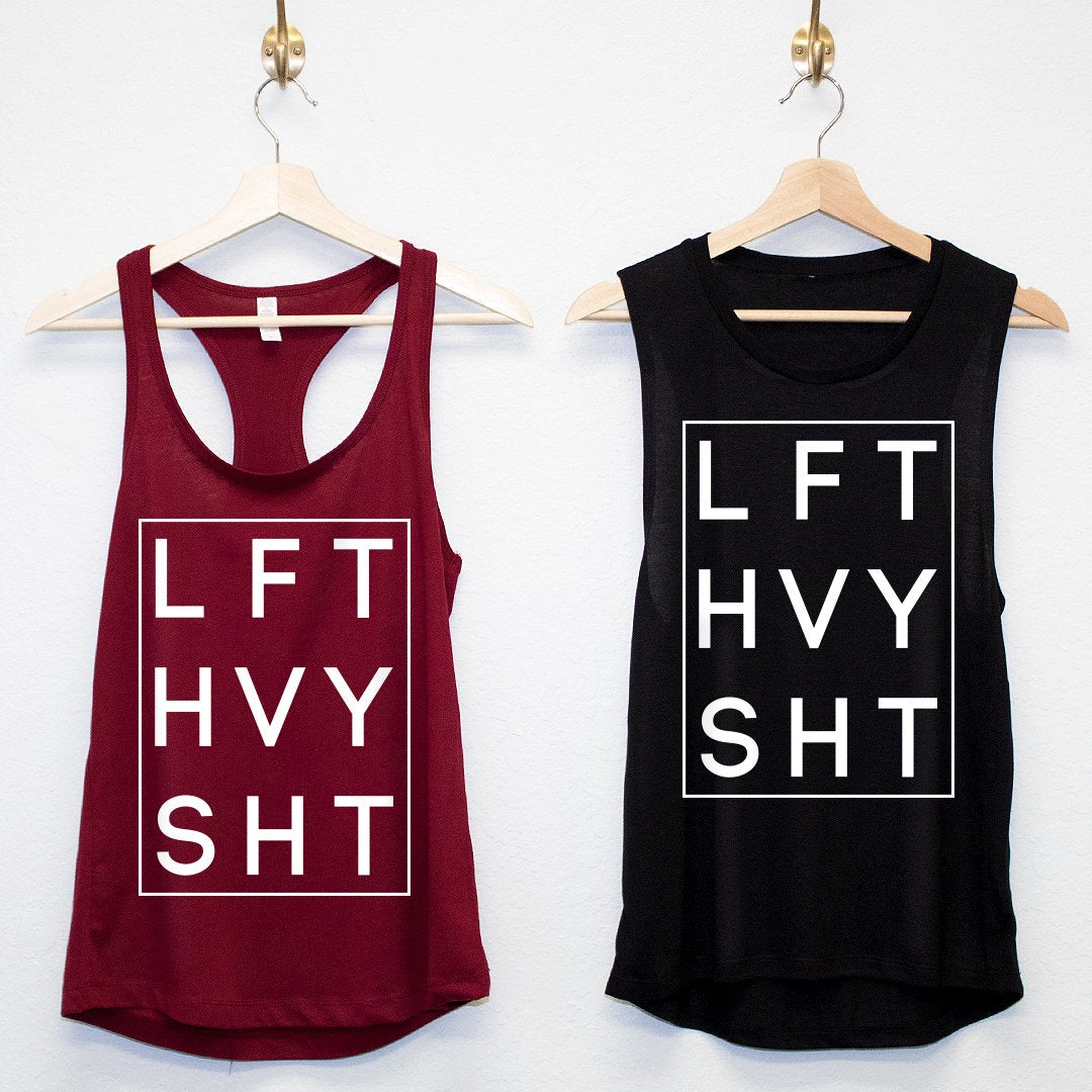 Lift Heavy Sexy Workout Tank Top - Pick Style