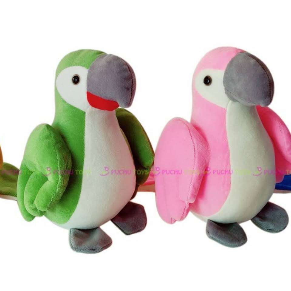 Puchu Parrot Soft Toy from Puchu Toys