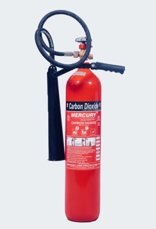 Mercury Carbon Dioxide Fire Extinguisher from Satyam fire and safety solutions