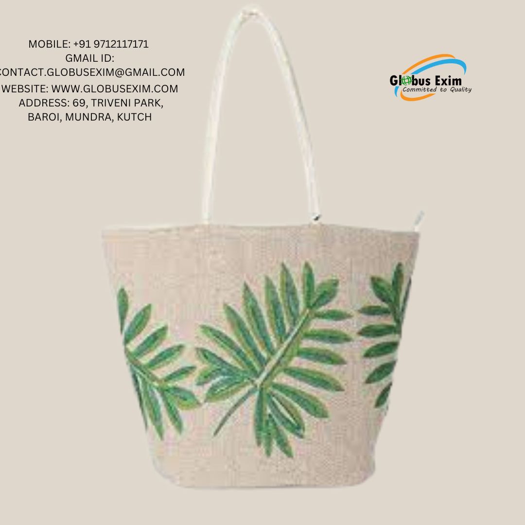 jute beach bag from globus exim