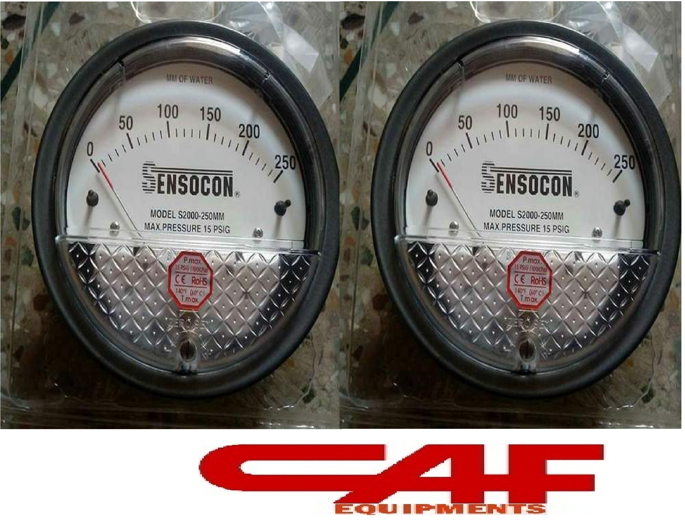 Sensocon Differential Pressure Gauge from Clean Air Filter Equipments